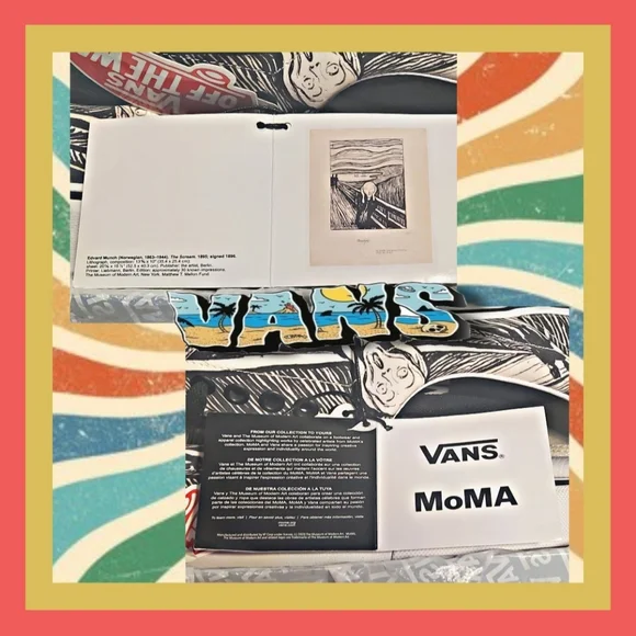 🆕️ NEW Vans MoMA X Era 'Edvard Munch's The Scream' Limited Edition - Picture 16 of 16
